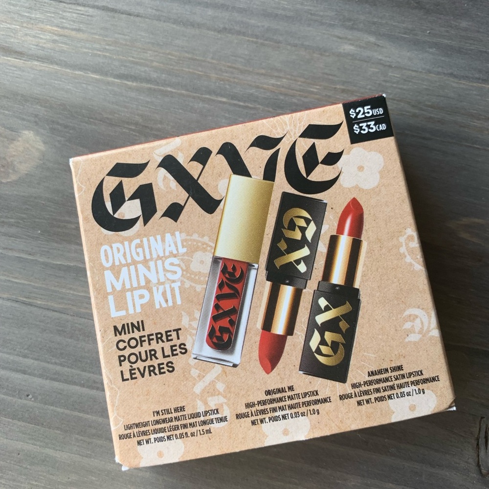 GXVE Original Minis Lip Kit - Bold Red Shades
